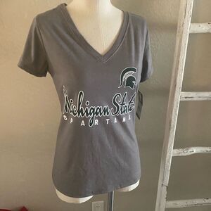 NWT Michigan State V-Neck T Shirts szs S-3XL